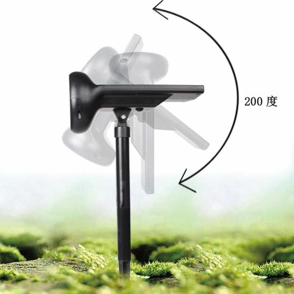 Solar Spotlight Lawn Flood Light Outdoor Garden 7 LED Adjustable 7 Color in Wall Lamp Landscape Light for Patio Decor