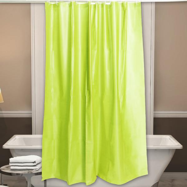 Hot Selling Extra Long PEVA Transparent Shower Curtains White for Bathroom