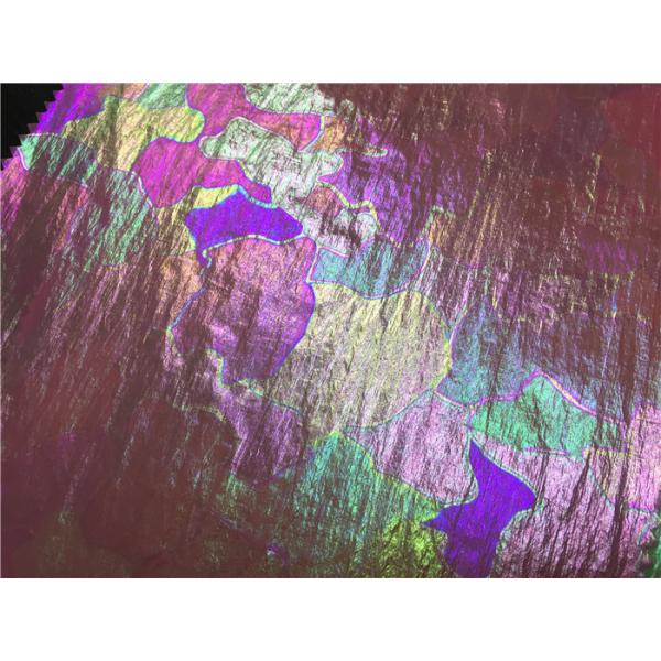 Abrasion Resistant Polyurethane Synthetic Leather Shining PU Coated Fabric