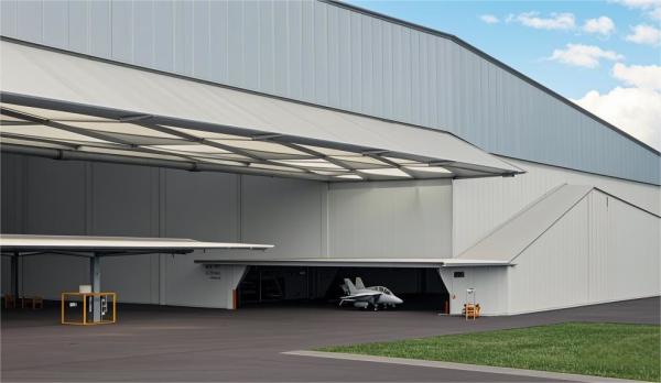 Large Span Steel Structure Aircraft Hangar Construction Fast Install Customized