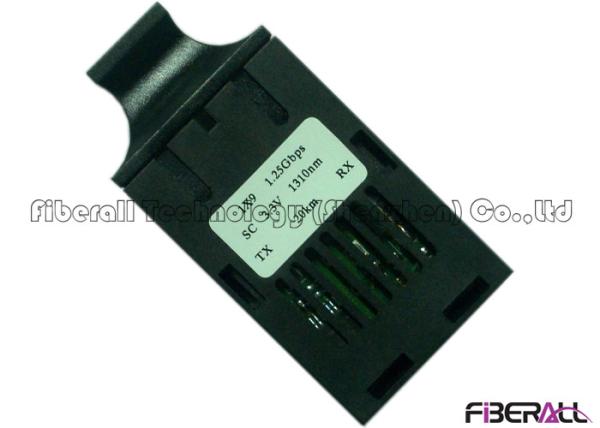 SC Dual Fiber 1 X 9 Optical Fiber Transceiver SM Plastic Shell 3.3V Power
