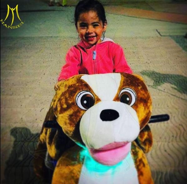 Hansel best selling children electric stuffed walking electric animal scooter
