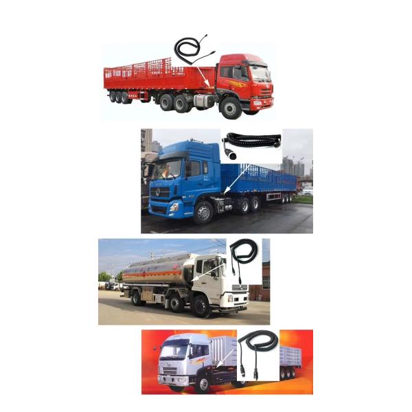 Автомобильное видео авиационное пружинное проволока прицепа соединитель проволока 4-прицепный / RCA спиральный расширение кабель скрученный