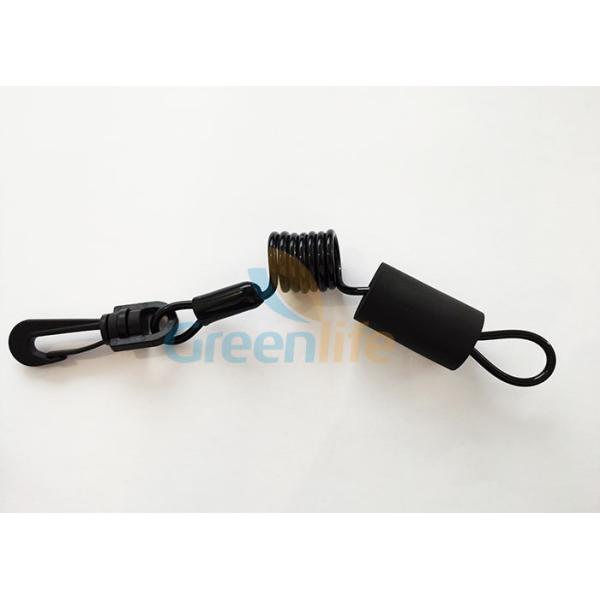 Elastic Outboard Short Coiled Jet Ski Wrist Strap Lanyard With Foam