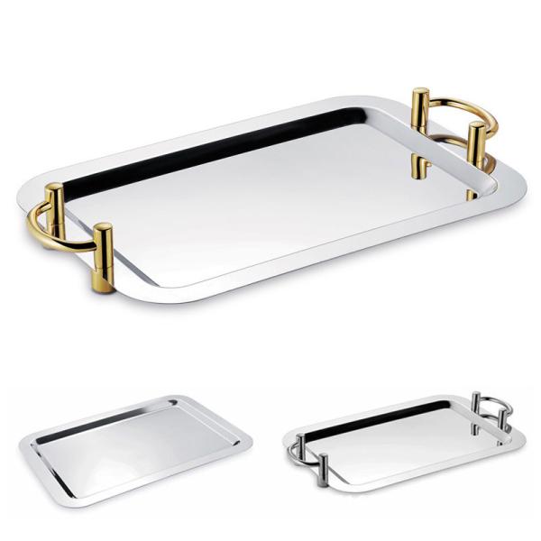 High quality stainless steel tray /Cake tray/Fruit food display plate/Buffet salad plate/Cold dish