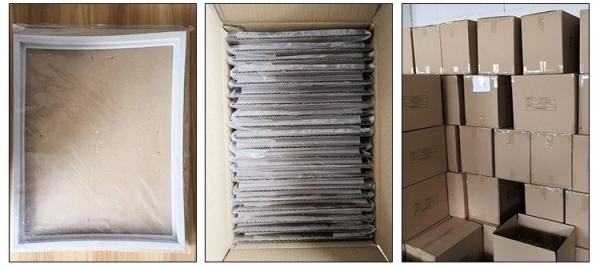 Serviço de corte PVC Gasete da porta do frigorífico com faixa magnética para fácil substituição