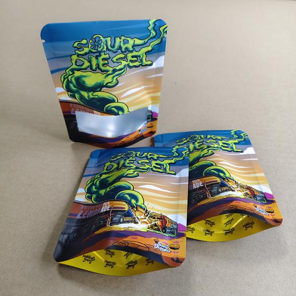 High-Gloss Stand Up Display Pouches For Toys Packaging With Clear Window Featuring Eco-Friendly And Biodegradable.