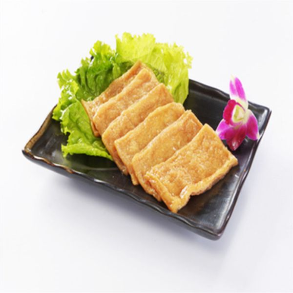 Hot Sale Healthy Fresh Halal Fried Marinated Brushed Vegetarian Meat Frozen Seasoned Oil Tofu Inari Tofu