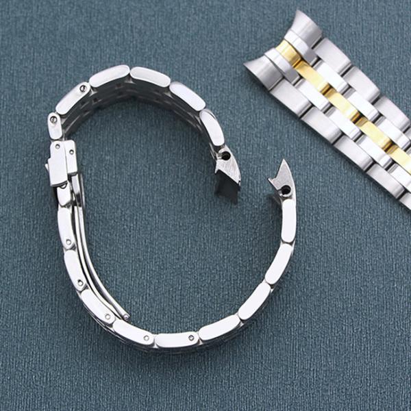 Banda de reloj de lujo del metal de la correa 316L 22m m de la banda de reloj del OEM 18m m