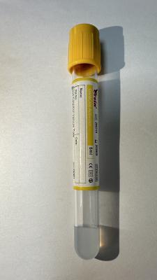 Yellow Glass Sodium Citrate Blood Tube 5 Ml Yellow Top Blood Tube