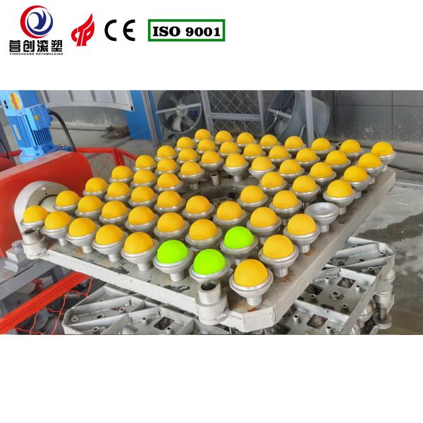 62KW Customizable Bi Axial Rotomoulding Machine For PP / PE / HDPE / LLDPE Pickleball Manufacturing