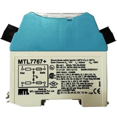 MTL7767+ Sécurité barrière 2CH 15V +VE Multimètre tests