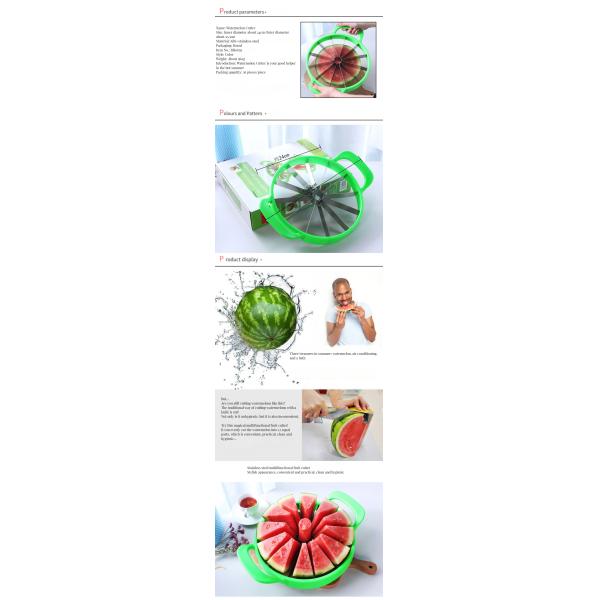 Hand Vegetable Slicer Stocked Stainless Steel Tool for Slicing Melons Vegetables