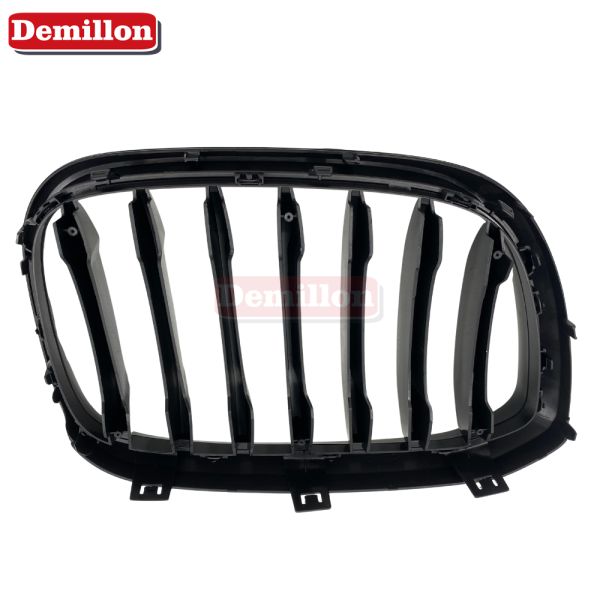 Demillon Auto Parts Front Grille Glossy Black Single Slat for BMW 2018-21 G01 X3 2019-21 G02 X4