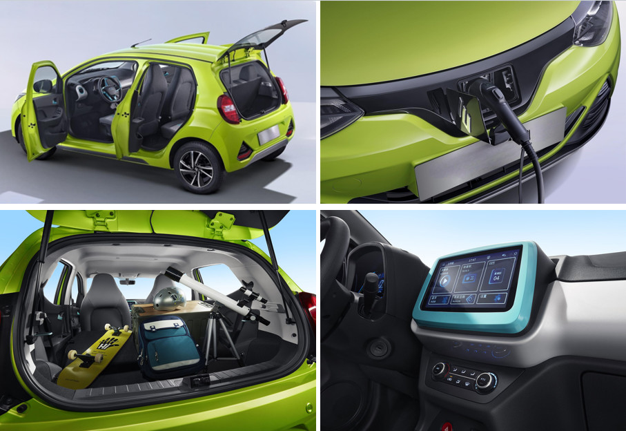 201 км пробега электрический автомобиль EV2 высокая скорость и интеллектуальная система защиты