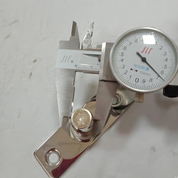 Приспособление заплаты оси верхней части нержавеющей стали прочное для двери 10-12mm стеклянной