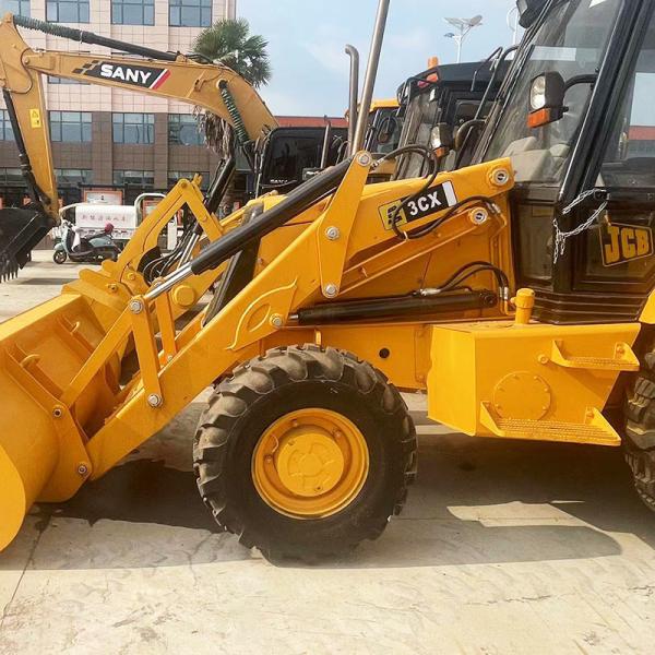 Jessebo 4CX Used Backhoe Loader 67kw Rared Power Second Hand Backhoe Loader