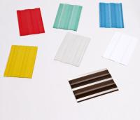Feuille de polycarbonate transparent ondulé gaufré 100 % PC