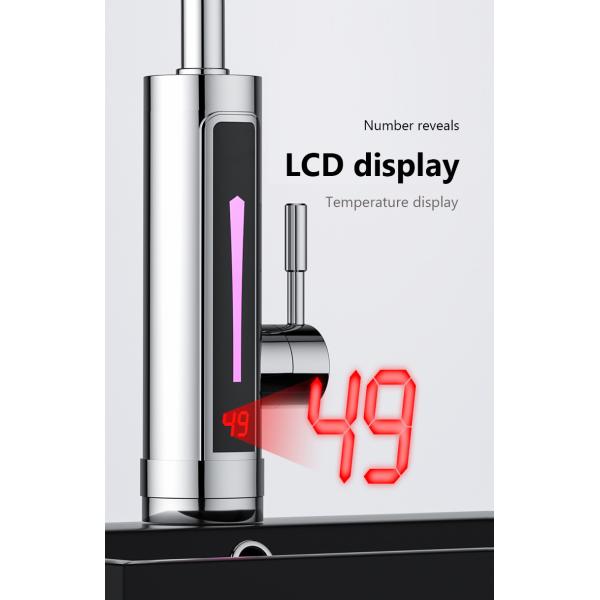 Кран 2-3L/Min нагревателя воды кухни крана SS304 мытья руки ABS электрический электрический