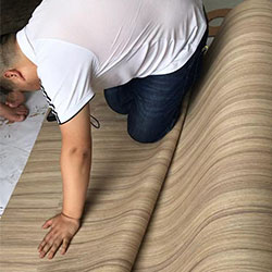 Film Pvc Door Laminate Sheet For Wood MDF Door Face Embossed