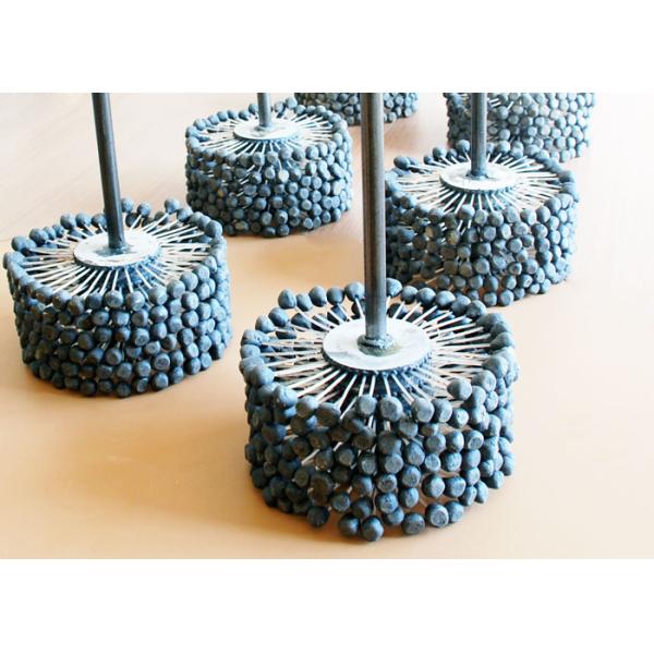 Silicon Carbide Ball Polishing Honing Brush/ Steel Handle Twisted Flexible Grinding Brush