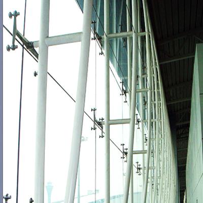 Aluminium Alloy Point Supported Glass Curtain Wall Anodized