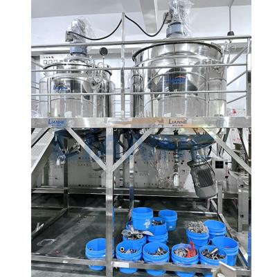 Máquina líquida detergente multifuncional 1000L 4KW do misturador prática