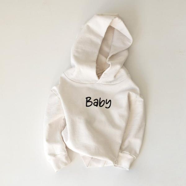 Printed Family Matching Outfit Mama And Baby French Terry Sweatshirt Long Sleeve Hoodies For Adult Kids