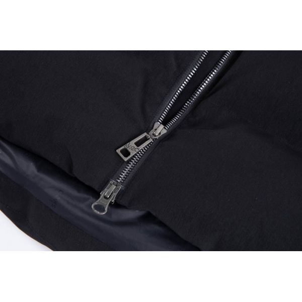 Women's 100% Polyester Long Length Quilted Winter Coat with Hood for Enhanced Warmth