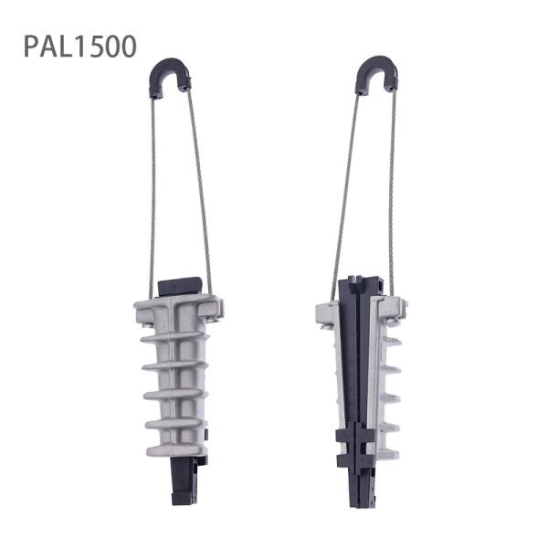 High Strength Metal Cable Optic Tension Clamp Dead End Anchoring Wedge Clamp Fiber