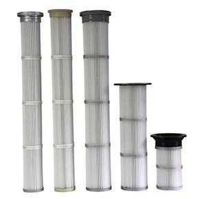 Long Pleated Industrial Air Filter Qualified Filter Media For Cement Industry