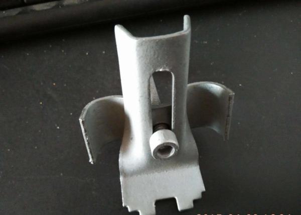 Galvanized Grating Saddle Clips , SGS Installation Steel Grating Clamps