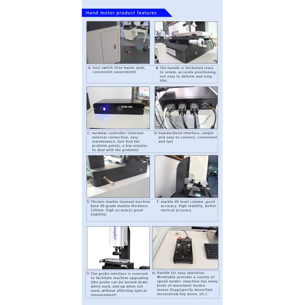 руководство машины измерительной системы зрения точности 3um для электроники