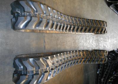 trilhas de borracha da máquina escavadora da largura de 250mm para a mini máquina escavadora Takeuchi TB23