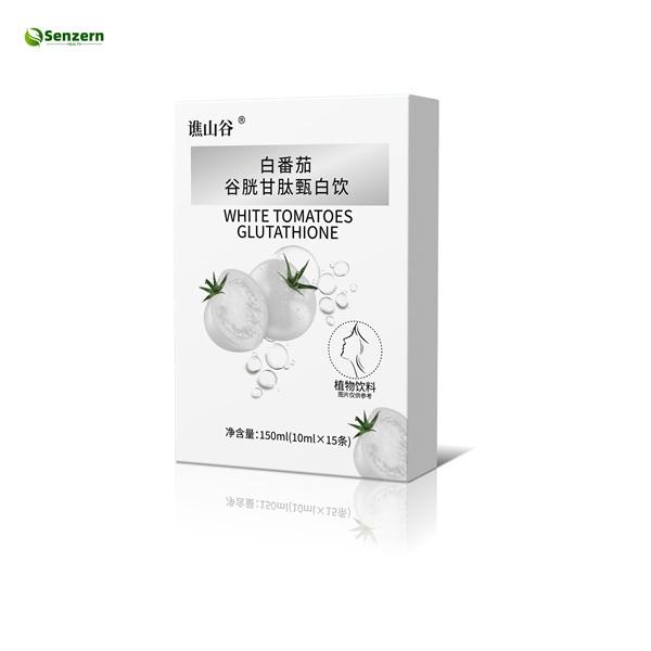Customized White Tomato Glutathione Whitening Supplements Beverage Sensitive Skin Friendly