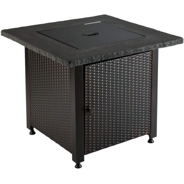 30'' Outdoor Gas Firepit Table All-Season Alloy Steel