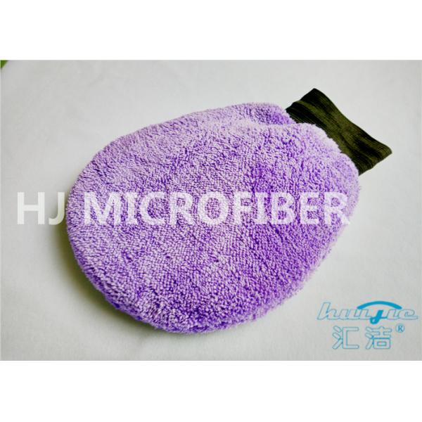 Перчатка чистки автомобиля Microfiber ватки плюша/перчатка 100% Microfibre супер Handmade