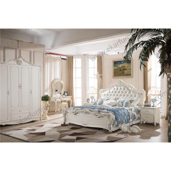 Neoclassical Bedroom Furniture Wooden Clothes Cabinet D-9002