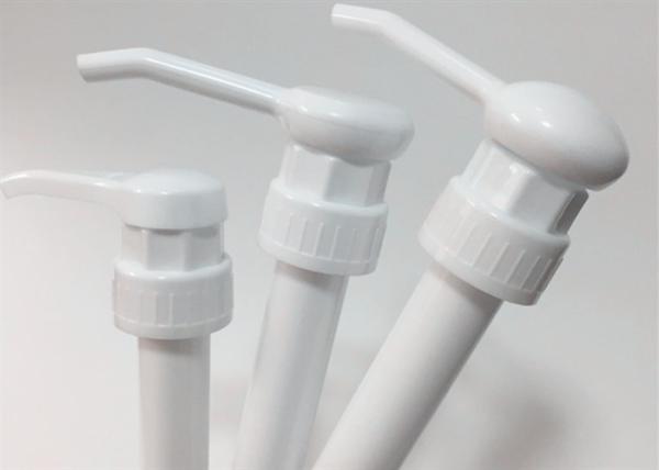 Pure White Lotion Pump Dispenser 10 - 30ml Output Smooth / Ribbed Closure
