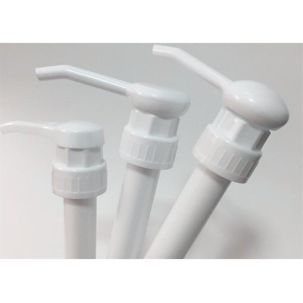 Pure White Lotion Pump Dispenser 10 - 30ml Output Smooth / Ribbed Closure