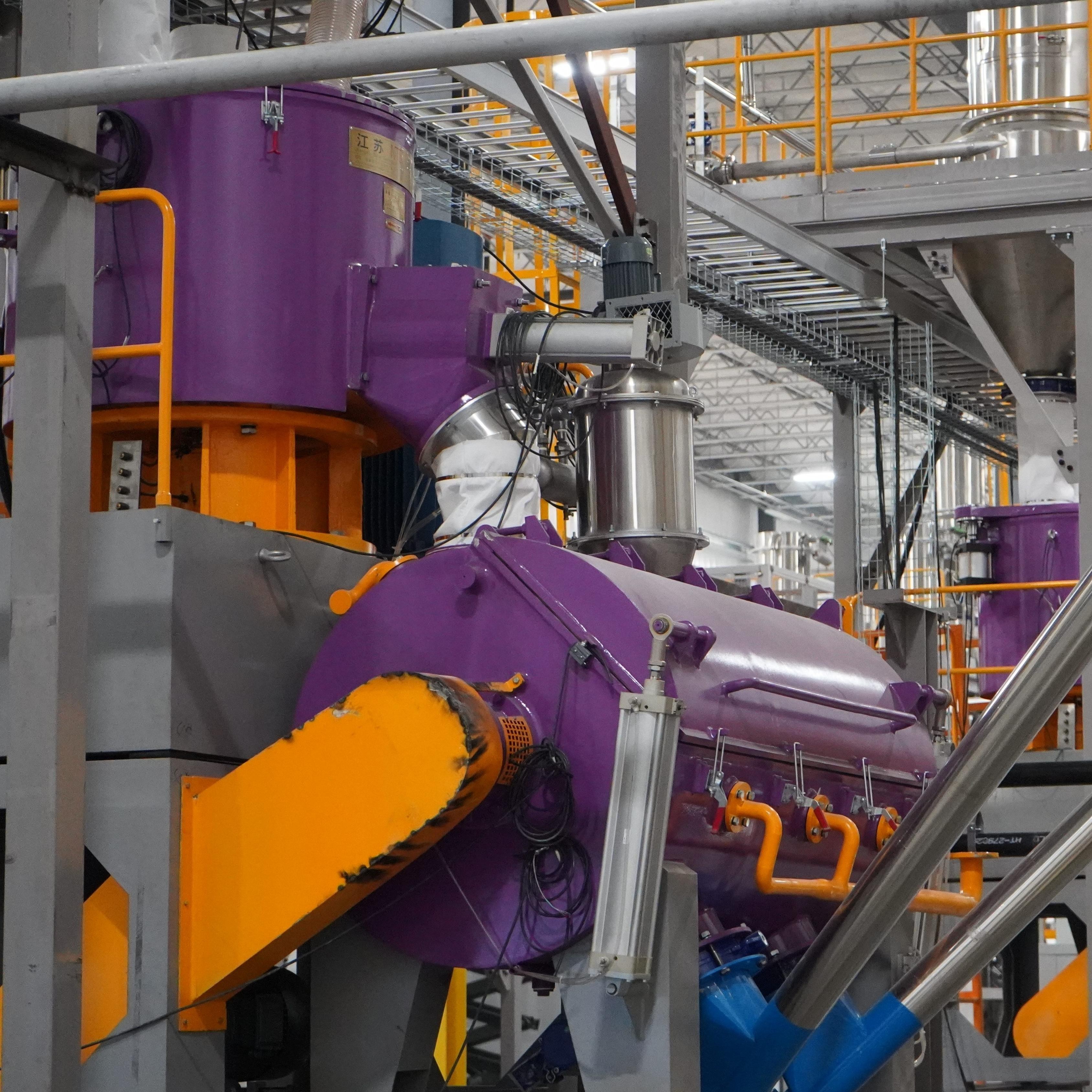 Large Capacity PVC Horizontal Cooling Mixer For Plastic Powder Cooling