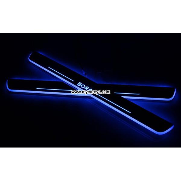 Volkswagen VW Bora car moving door floor lights LED door scuff plate light