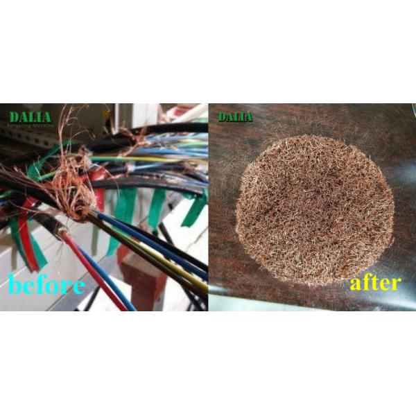 Медный кабель повторно используя одобренный КЭ шредера медного кабеля машины