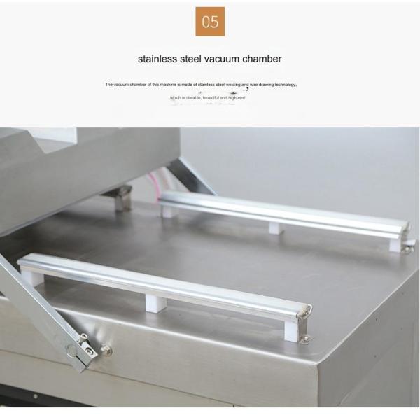 Textiles Thermoforming Vacuum Packing Machine 0.63CBM 500mm Seal Length with Design