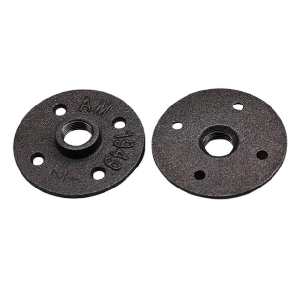 Подгонянные штуцеры фланца утюга утюга серого цвета HT250 фланца литого железа для штуцеров трубы