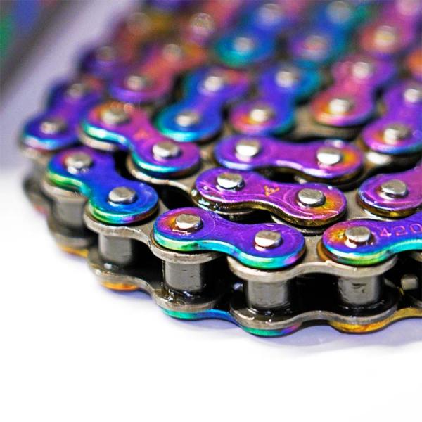 Customizable Logo 420 Titanium Motorcycle Chain with Custom Logo and Color