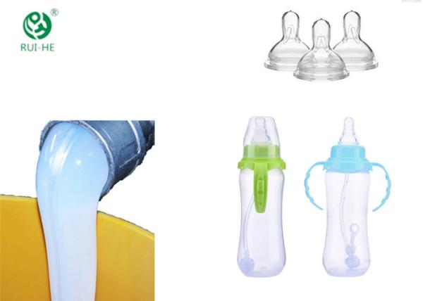 Elevação líquida da borracha de silicone do produto comestível do bocal reencadernada para os dentes da prática do bebê