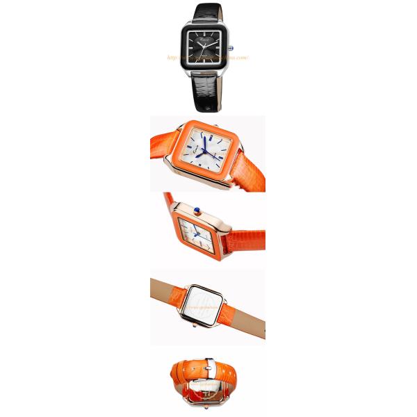 KM25 Women Stunning Round Crystal Dial Quartz Analog Leather Unisex Leather Watch Woman