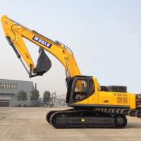Excavatrice Yellow Mini Hydraulic Excavator de pneu en caoutchouc de cadre de sécurité