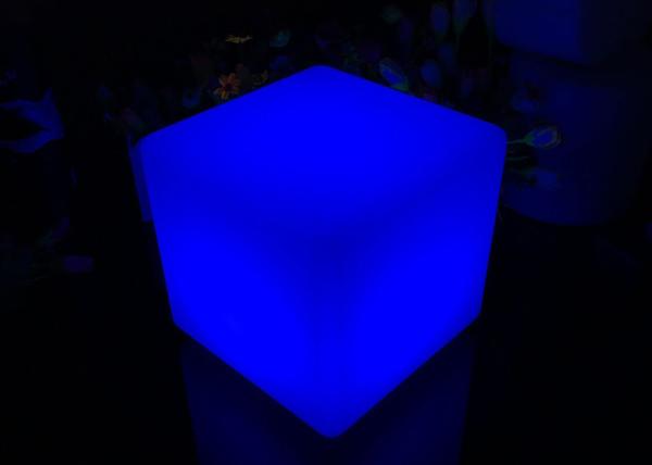 cor de 30Cm/de 40cm que muda o tamborete do cubo do diodo emissor de luz para o jardim exterior decorativo